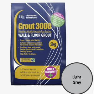 Tilemaster Grout 3000 - LIGHT GREY - 5kg