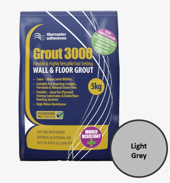 Tilemaster Grout 3000 - LIGHT GREY - 5kg