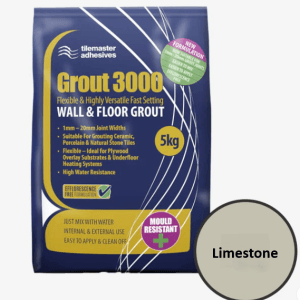 Tilemaster Grout 3000 - LIMESTONE - 5kg