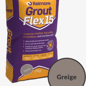 Kelmore Flex15 Wall & Floor Grout 3kg - Greige