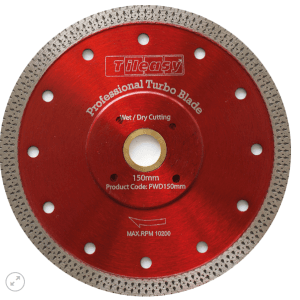 Tileasy Professional Wet & Dry Turbo Blade 150mm